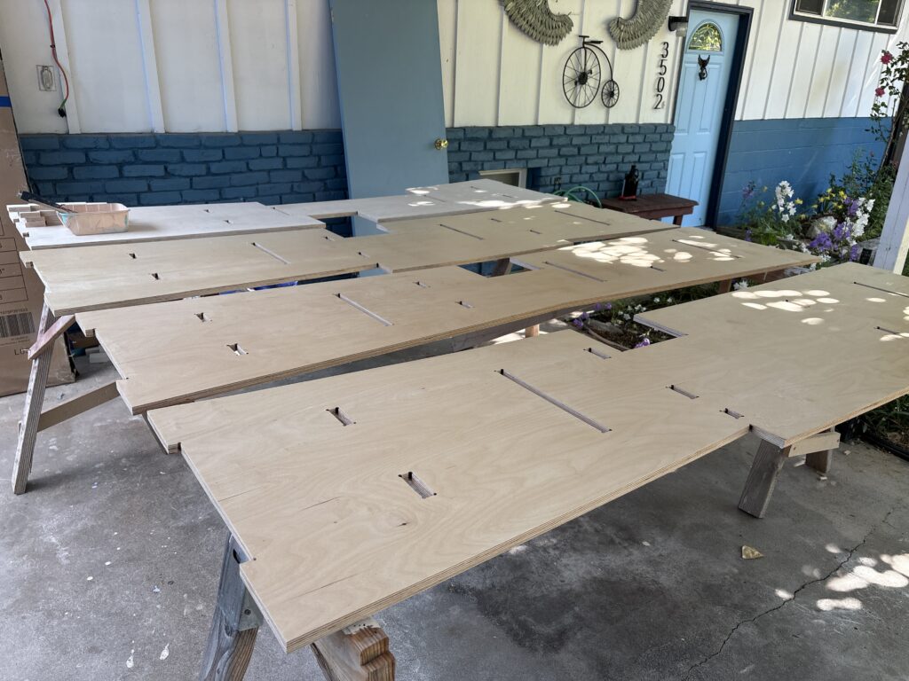 shelf-staining