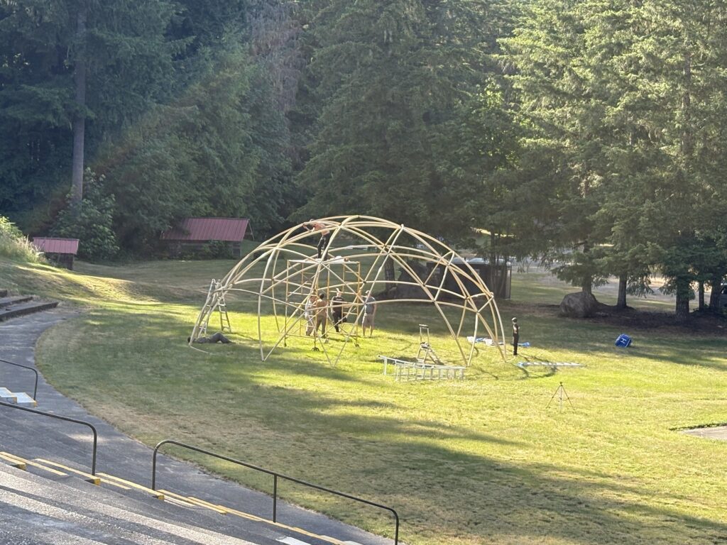 The main stage dome at Cascadia 2025.