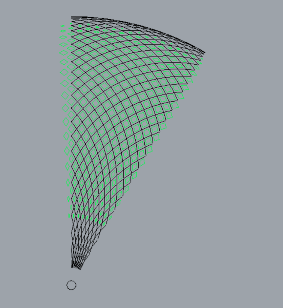 The lines of the flower of life were offset and turned into closed polylines. 
